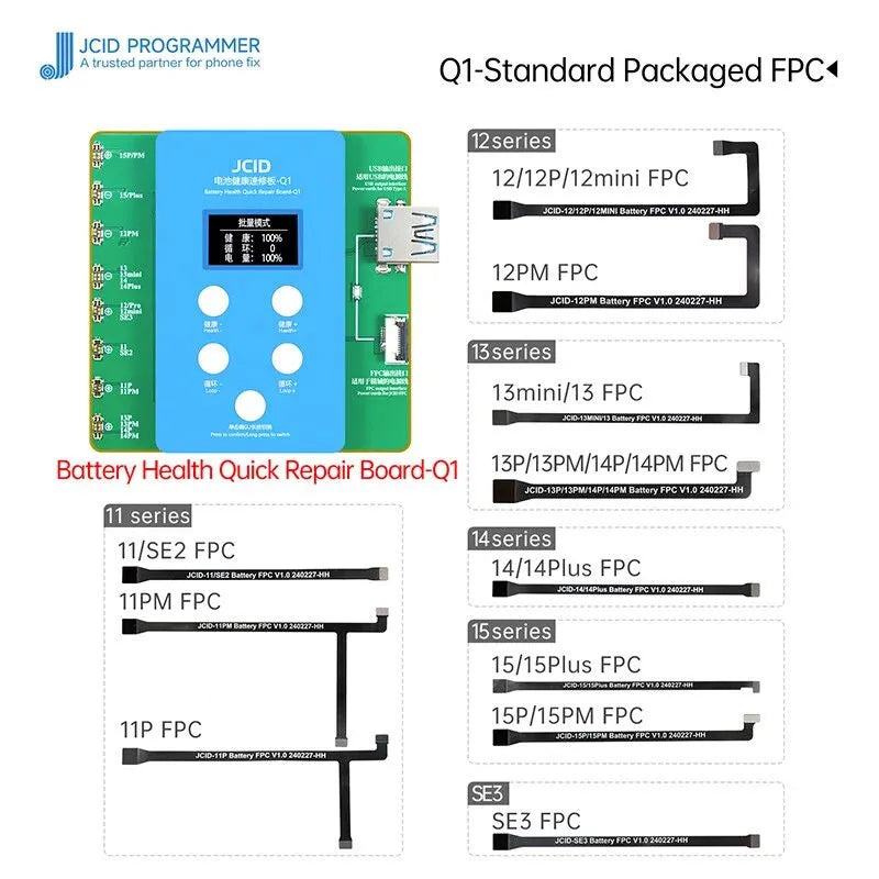 JCID Q1 Condicion Bateria iPhone Core Tag On - Open Box
