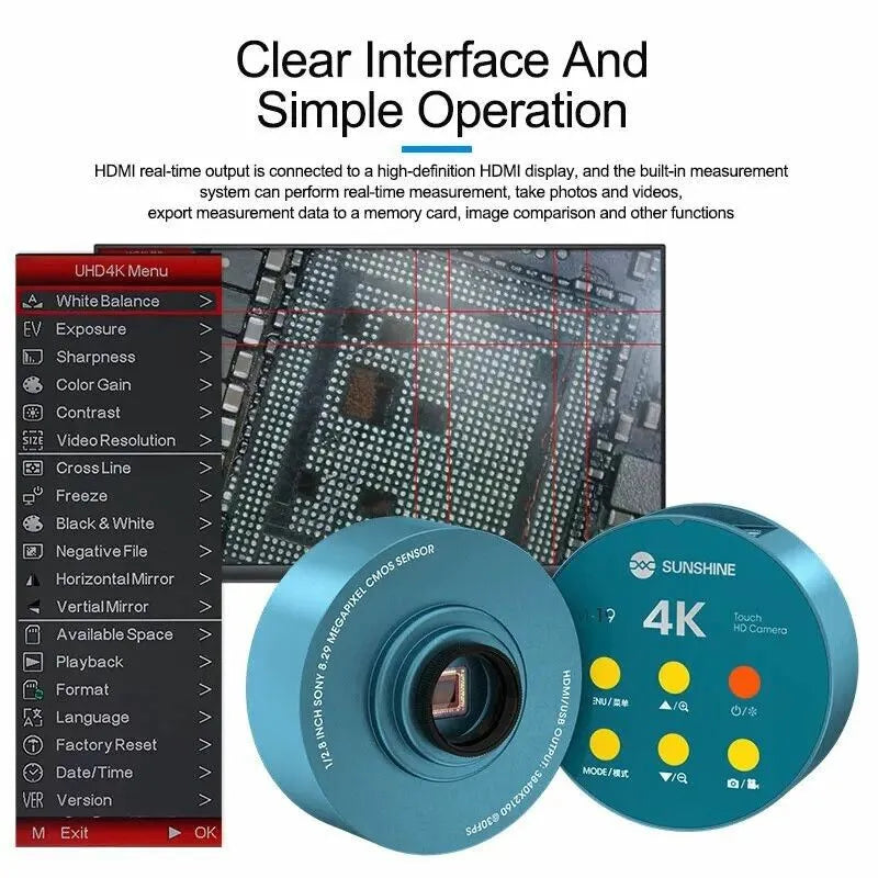 Camara Microscopio 4K RELIFE M19 Trinocular