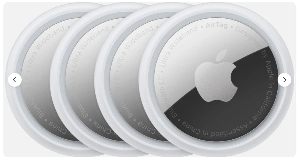 Pack x4 Apple AirTag – Protección total para todos tus objetos de valor